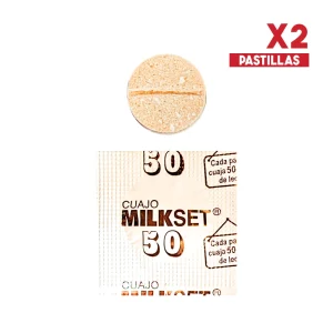 Cuajo Milkset 50 x 2 Pastillas