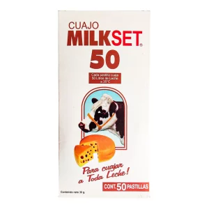 Cuajo Milkset 50 x 50 Pastillas