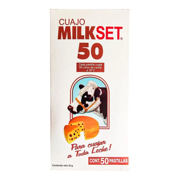 Cuajo Milkset 50 x 50 Pastillas