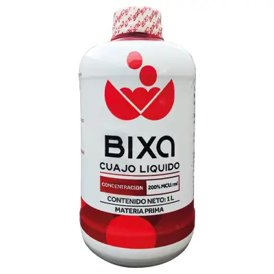 cuajo bixa frasco de 1 litro