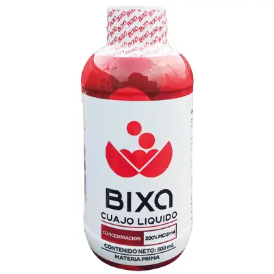cuajo bixa frasco de 500 mililitros
