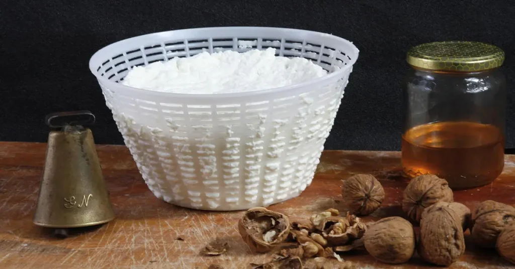 cuajada recien preparada